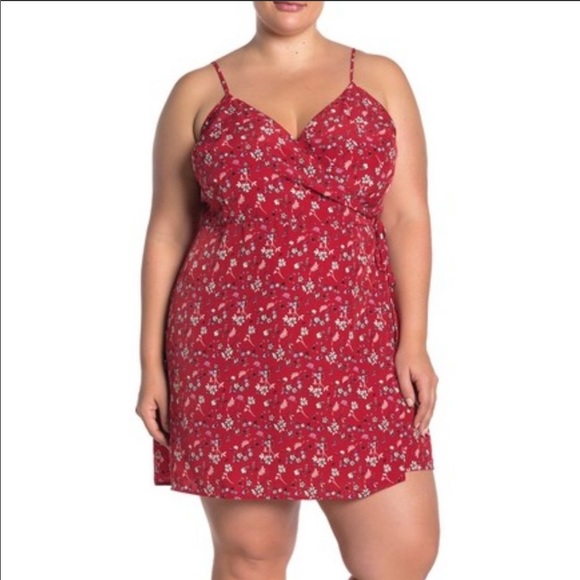 Sanctuary Dresses & Skirts - Sanctuary Wrap Patterned Mini Dress, Sz 3X
